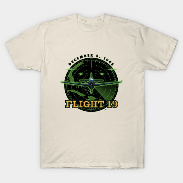 Flight 19 T-Shirt by CuriousCurios